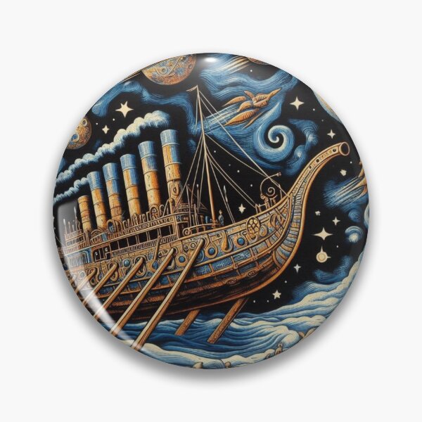 Item preview, Old steamship in space designed and sold by Dogandesighn.