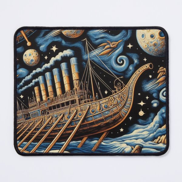 Item preview, Old steamship in space designed and sold by Dogandesighn.