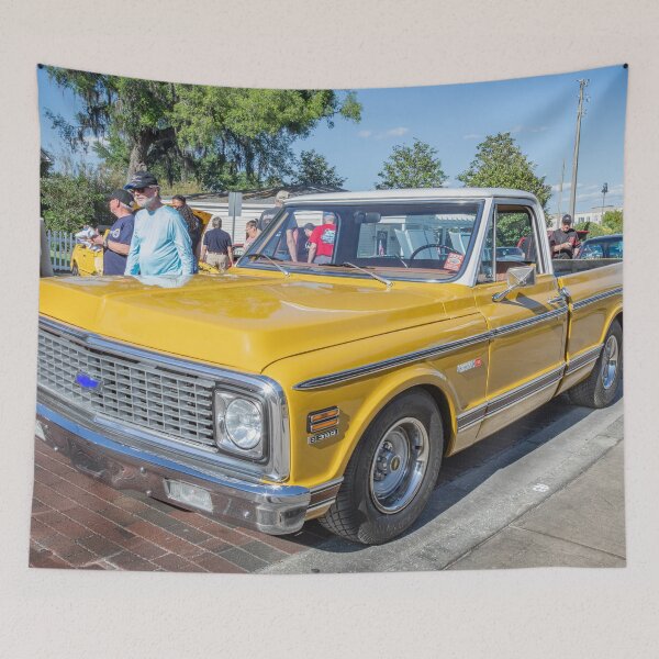 Item preview, 1971 Yellow Chevy Pickup Cheyenne C10 X150 designed and sold by RichFrancoCars.
