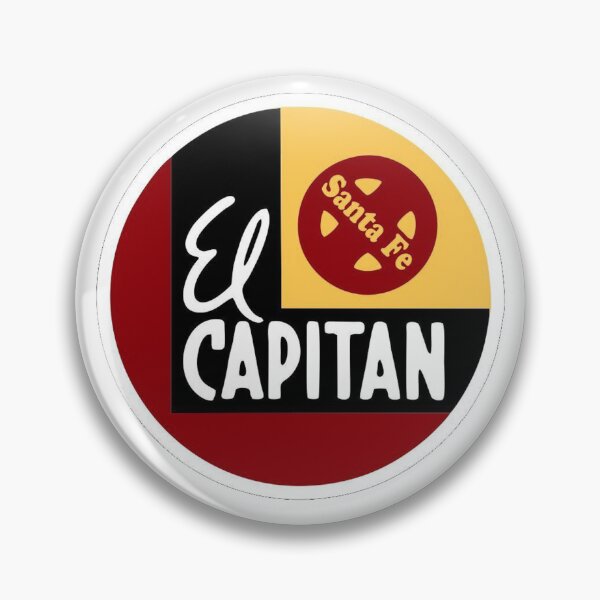Artikelvorschau, Vintage Atchison Topeka and Santa Fe Railroad - Super Chief El Capitan entworfen und verkauft von QuayTradingCo.