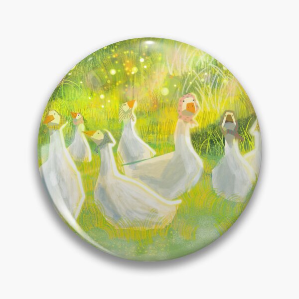 Item preview, Geese gathering designed and sold by Tenz-art-blog.