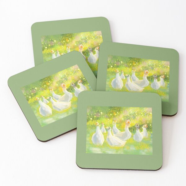 Item preview, Geese gathering designed and sold by Tenz-art-blog.