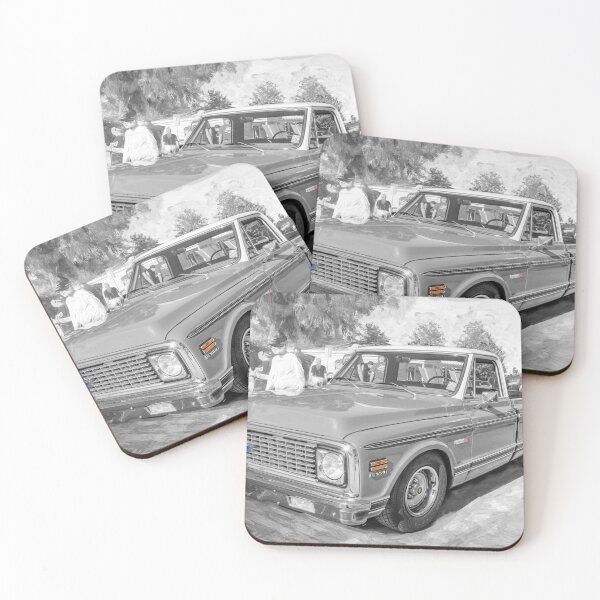 Item preview, 1971 Yellow Chevy Pickup Cheyenne C10 X151 designed and sold by RichFrancoCars.