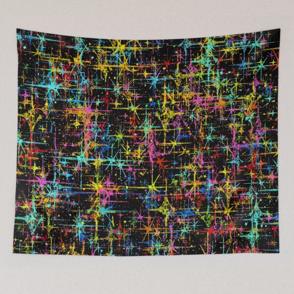 Item preview, Colorful Abstract Stars Scape Design designed and sold by EZPAINT.