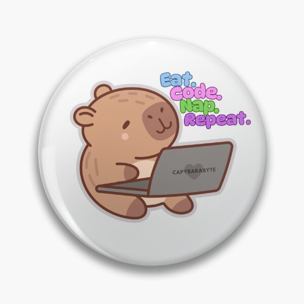 Artikelvorschau, CAPYBARABYTE entworfen und verkauft von zias-creatives.
