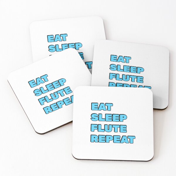 Item preview, Eat Sleep Flute Repeat    designed and sold by Inspirationmotivation.
