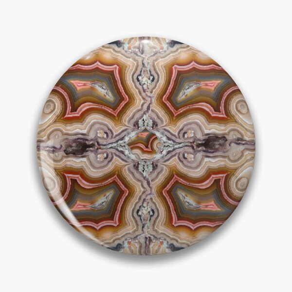 Item preview, Agate Mineral Pattern Orange and Red Geode Art designed and sold by ArtDesignTp.