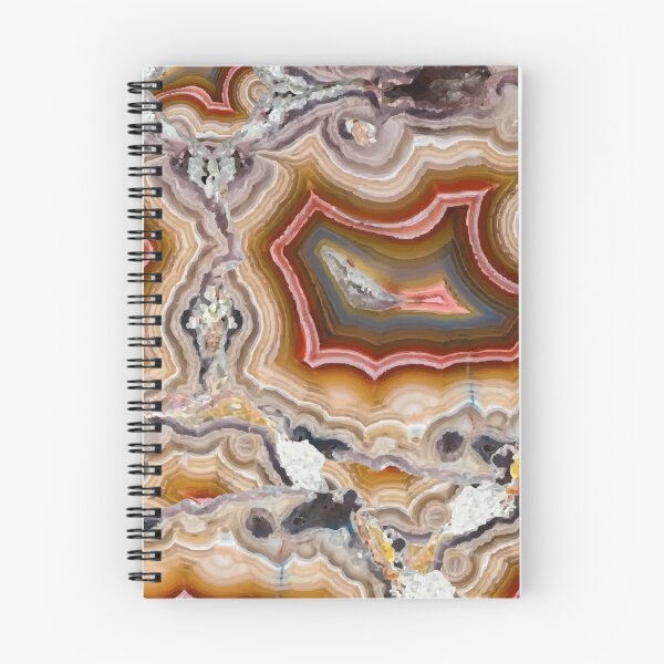 Item preview, Agate Mineral Pattern Orange and Red Geode Art designed and sold by ArtDesignTp.