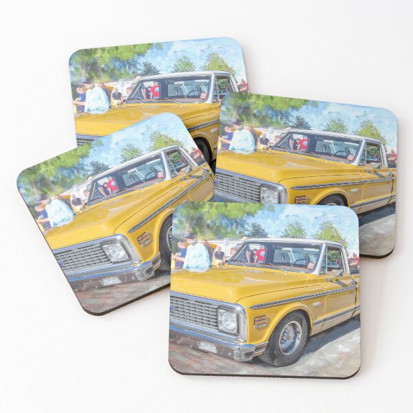 Item preview, 1971 Yellow Chevy Pickup Cheyenne C10 X152 designed and sold by RichFrancoCars.