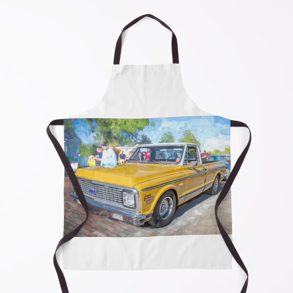 Item preview, 1971 Yellow Chevy Pickup Cheyenne C10 X152 designed and sold by RichFrancoCars.