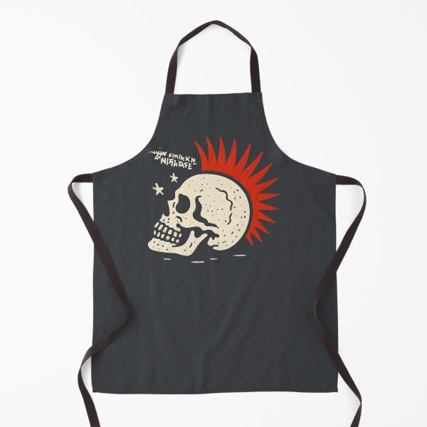 Item preview, Punk Rocker Skull  designed and sold by CreepyCornerArt.