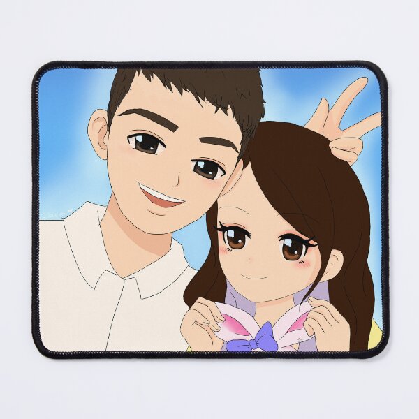 Item preview, Cute Couple Wallpaper designed and sold by Titanura.Arts.