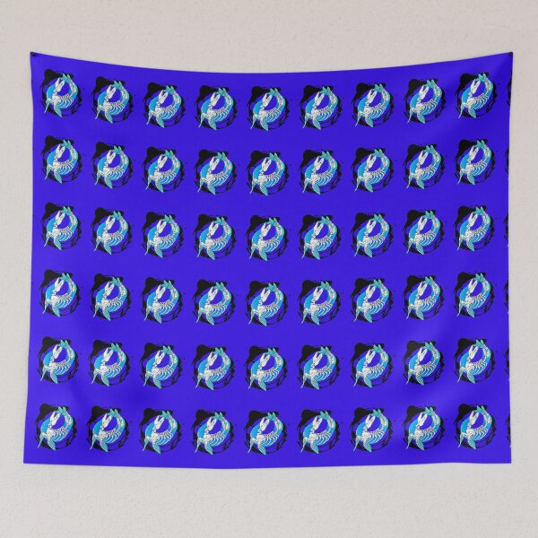 Item preview, Leopard Seal in Blue  designed and sold by TinkerandBone.