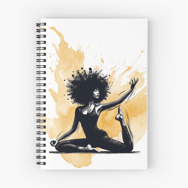 Item preview, Afro Girl in a Yoga Workout 1 designed and sold by Made-by-Gus.