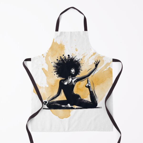 Item preview, Afro Girl in a Yoga Workout 1 designed and sold by Made-by-Gus.