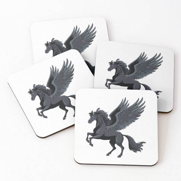 Item preview, Flying pegasus, Cartoon mythical horse with wings, magical horses running, fairy unicorn animal fairytale creature, pegasus winged horse greek mythology, mythical creature of pegasus designed and sold by Danler.