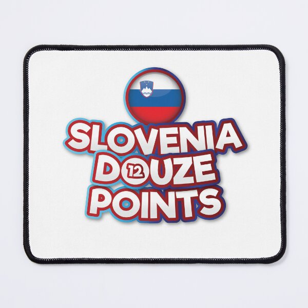 Item preview, Slovenia Douze Points - Eurovision Slovenia - Eurovision Song Contest - 12 Points - ESC2025 - How Much Time Do We Have Left - Klemen designed and sold by Vision-Tees.