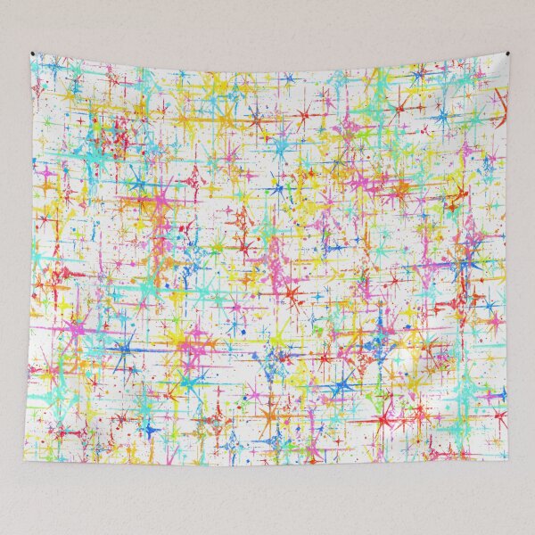Item preview, Colorful Abstract Stars Scape Design designed and sold by EZPAINT.