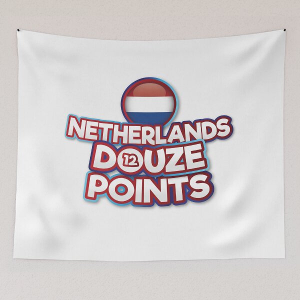 Item preview, Netherlands Douze Points - Eurovision Netherlands - Eurovision Song Contest  - 12 Points - ESC2025 - C'est La Vie - Claude designed and sold by Vision-Tees.