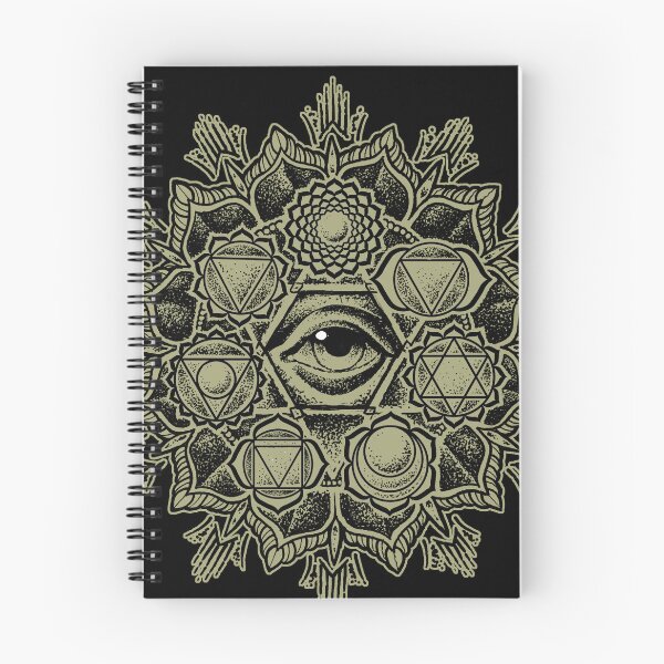 Item preview, Anahata Seven Chakra Flower Mandala - Black gold designed and sold by Roberto Jaras Lira.