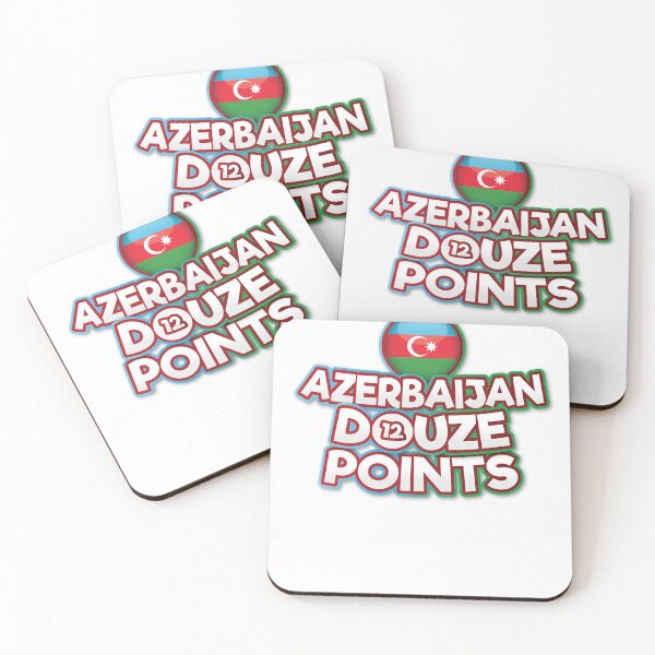 Item preview, Azerbaijan Douze Points - Eurovision Azerbaijan - Eurovision Song Contest  - 12 Points - ESC2025 - Run With U - Mamagama designed and sold by Vision-Tees.