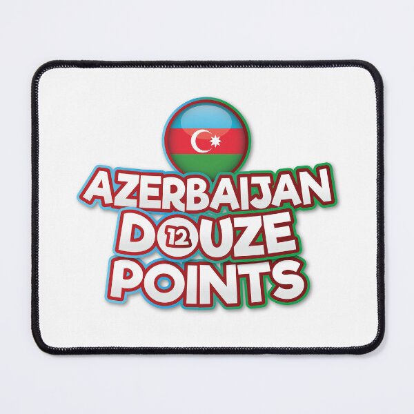 Item preview, Azerbaijan Douze Points - Eurovision Azerbaijan - Eurovision Song Contest - 12 Points - ESC2025 - Run With U - Mamagama designed and sold by Vision-Tees.