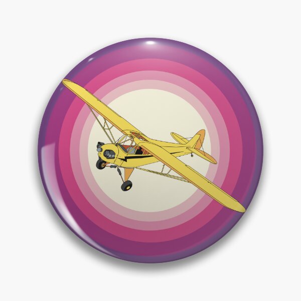 Item preview, Piper Cub Flying at Sunrise Aviation Design designed and sold by skye-studio.