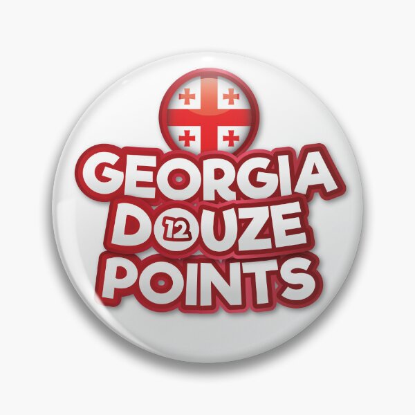Item preview, Georgia Douze Points - Eurovision Georgia - Eurovision Song Contest  - 12 Points - ESC2025 - Freedom - Mariam Shengelia designed and sold by Vision-Tees.