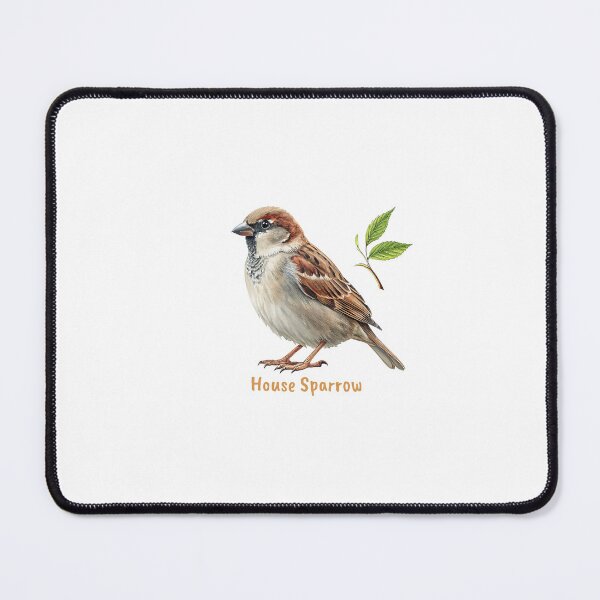 Item preview, Cute House Sparrow bird, Garden Bird designed and sold by iclipart.
