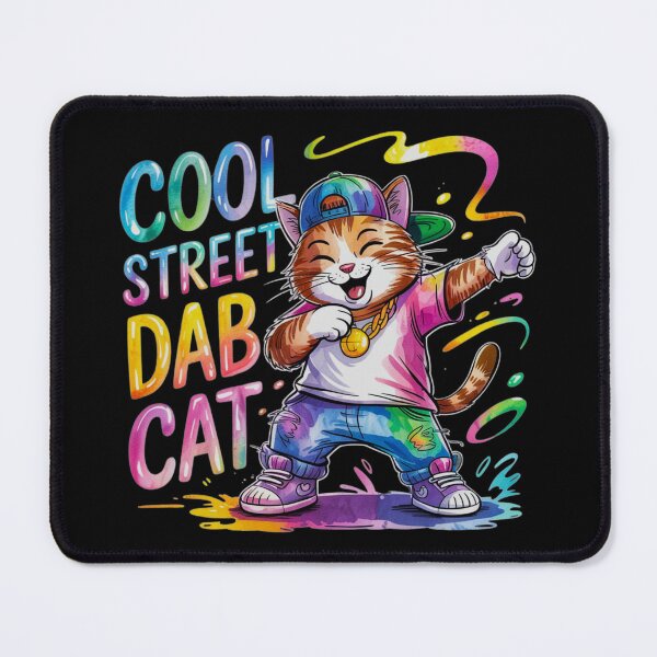 Item preview, Cool Street Dab Cat designed and sold by FurrFunPrints.