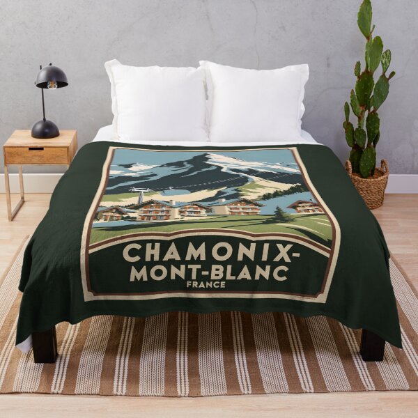 Item preview, A Vintage Travel Art of Chamonix-Mont-Blanc - France  designed and sold by GoodOldVintage.