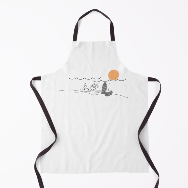 Item preview, Minimalist Sunbather and Paddleboard Line Art designed and sold by bobparduephoto.
