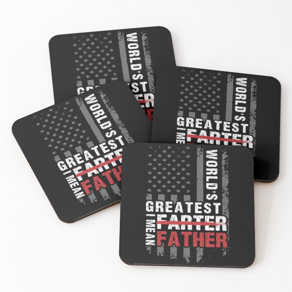 Item preview, World's Greatest Farter I Mean Father's Day American USA flag Dad Birthday Gift 2025 designed and sold by JUSTBEELEGANT.