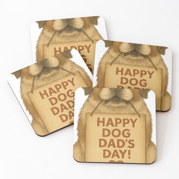 Item preview, Saint Bernard Love – Happy Dog Dad’s Day Watercolor Design designed and sold by AbstractAnom.
