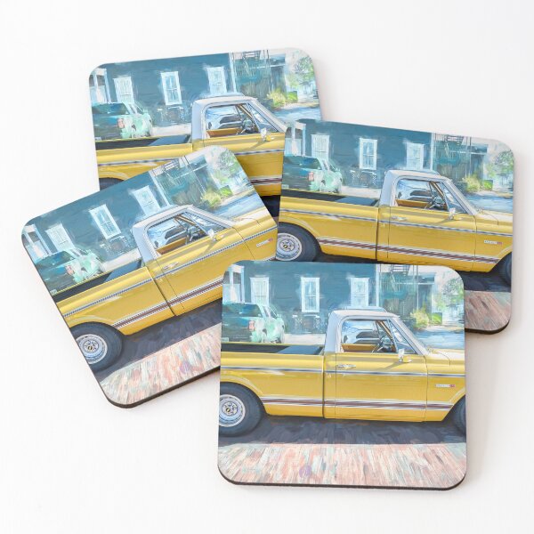 Item preview, 1971 Yellow Chevy Pickup Cheyenne C10 X157 designed and sold by RichFrancoCars.