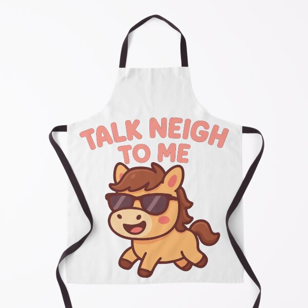 Item preview, alk Neigh To Me – Cute Kawaii Horse Pun designed and sold by Punimalsart.