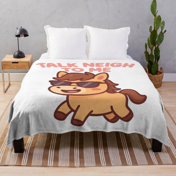 Item preview, alk Neigh To Me – Cute Kawaii Horse Pun designed and sold by Punimalsart.