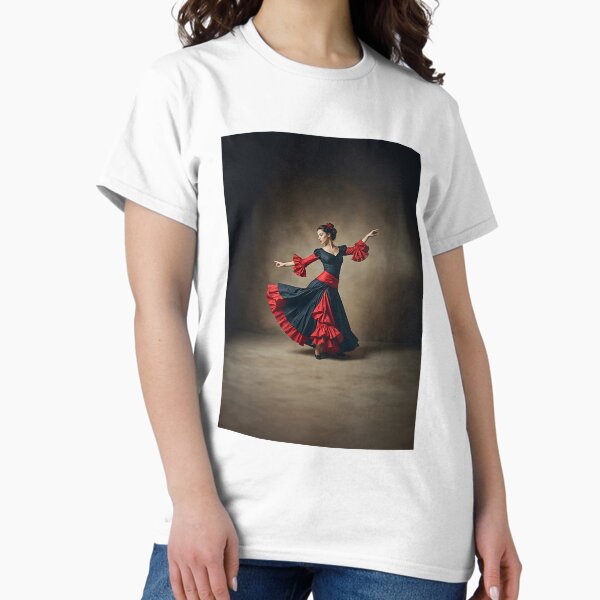 Vista previa del artículo con la obra «Bailaora de flamenco española 17», diseñado y vendido por Made-by-Gus.