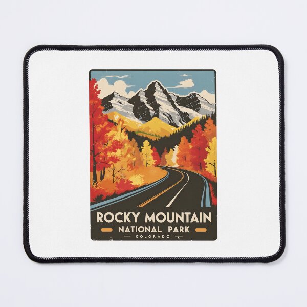 Item preview, A Vintage Travel Art of the Rocky Mountain National Park - Colorado - US  designed and sold by GoodOldVintage.