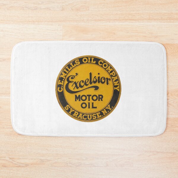 Item preview, Vintage Excelsior Motor Oil - C.E. Mills Oil Company - Syracuse, New York designed and sold by QuayTradingCo.