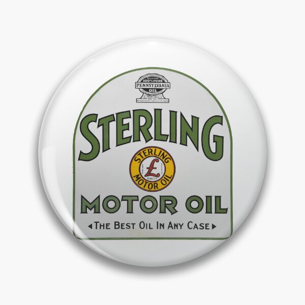 Item preview, Vintage Sterling Motor Oil - The Best Oil In Any Case designed and sold by QuayTradingCo.