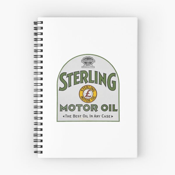 Item preview, Vintage Sterling Motor Oil - The Best Oil In Any Case designed and sold by QuayTradingCo.
