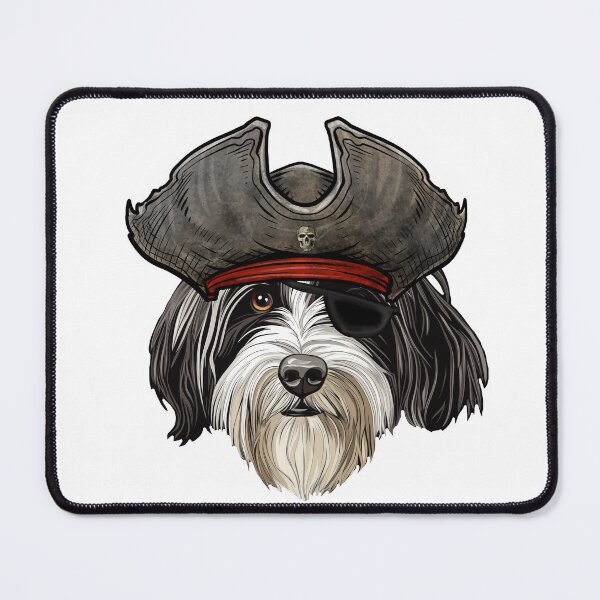 Item preview, Funny Pirate Bearded Collie Dog designed and sold by whyitsme.