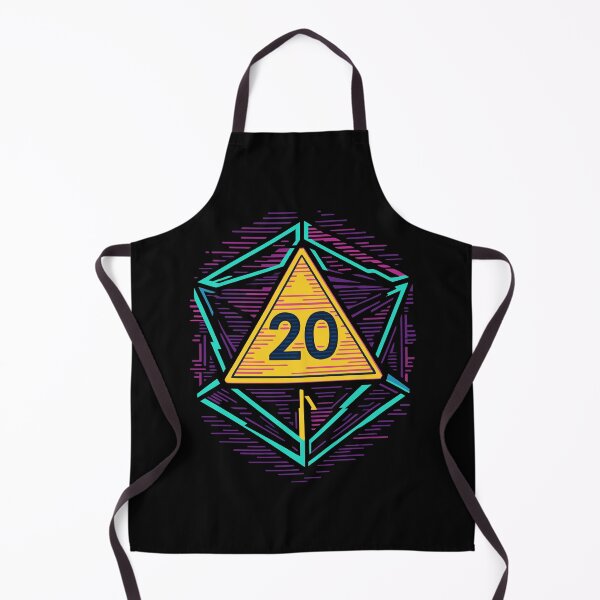 Item preview, CyberCrit Glitchcore D20 | Neon Dice Dreamscape designed and sold by Timegraf.