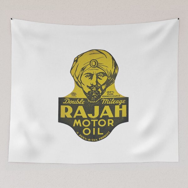 Item preview, Vintage Rajah Motor Oil designed and sold by QuayTradingCo.
