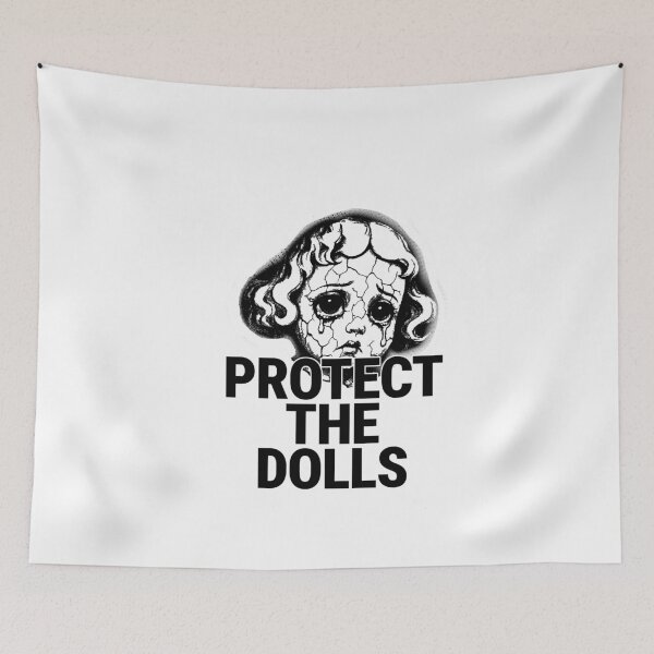Item preview, Protect The Dolls - Vintage Horror Art designed and sold by rowawas.
