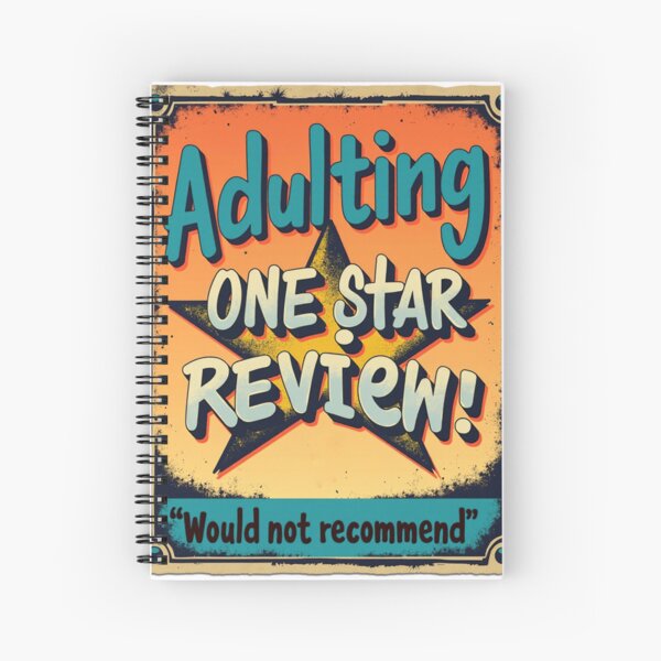Item preview, Adulting One Star Review designed and sold by ThinkBlitz.