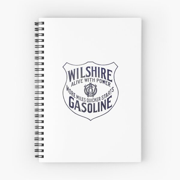 Item preview, Vintage Wilshire Gasoline - Alive With Power - More Miles Quicker Starts designed and sold by QuayTradingCo.