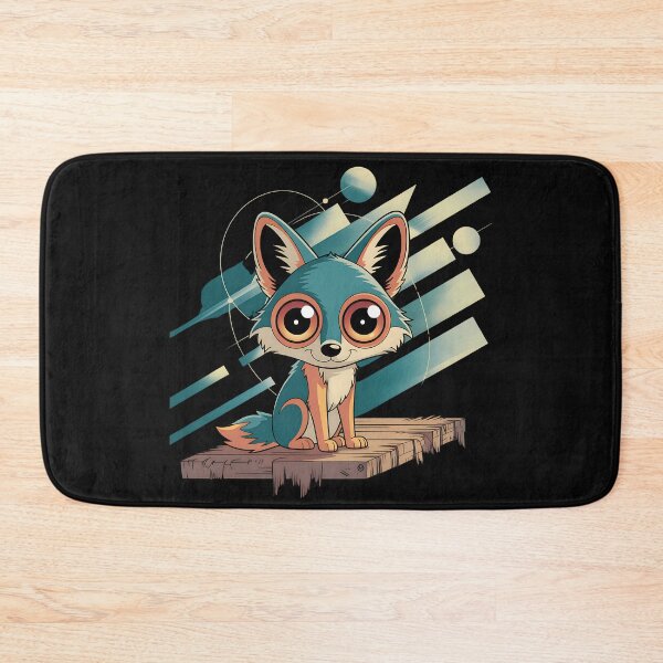 Item preview, Coyote In An Abstract World Cosmic Prairie Wolf designed and sold by SurrealArtSzysz.