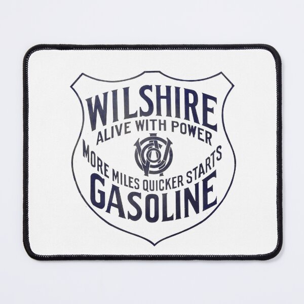 Item preview, Vintage Wilshire Gasoline - Alive With Power - More Miles Quicker Starts designed and sold by QuayTradingCo.